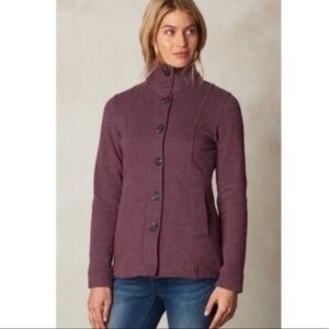 Prana Catrina Jackset/Sweatshirt, plum, small